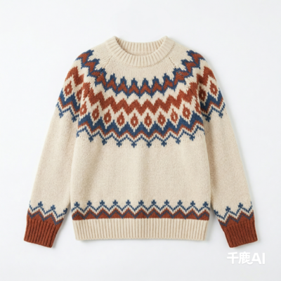 电商视觉：模特穿搭提取平铺白底图