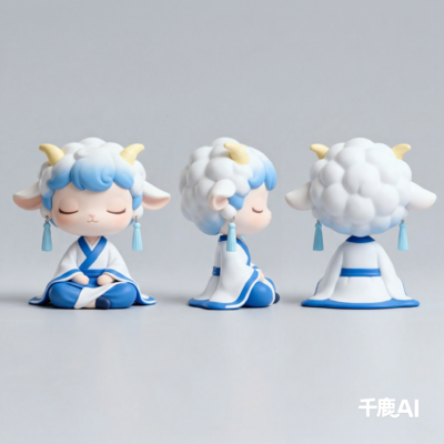 3D效果：IP三视图创作