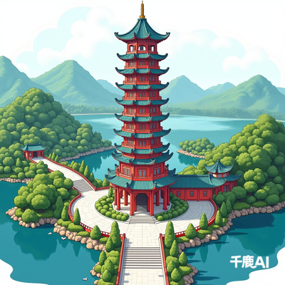 局部重绘山水