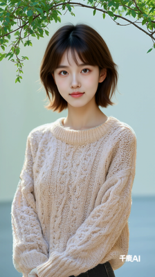 冬季毛衣温柔知性女