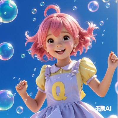 开心小女孩
