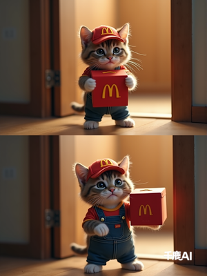麦当劳小猫