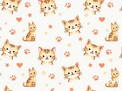 POD素材爱心猫爪