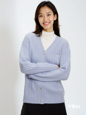 秋冬室内模特样衣图