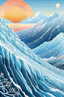 霜降海报设计
